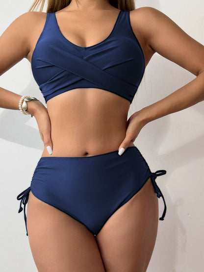 Camila® | Ensemble de bikini à encolure dégagée et larges bretelles