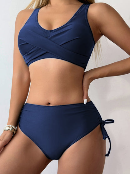 Camila® | Ensemble de bikini à encolure dégagée et larges bretelles