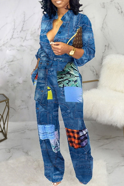 Rodress-women-clothing-l420877420-casual-color-lump-print-bandage-split-joint-buckle-mandarin-collar-straight-jumpsuits