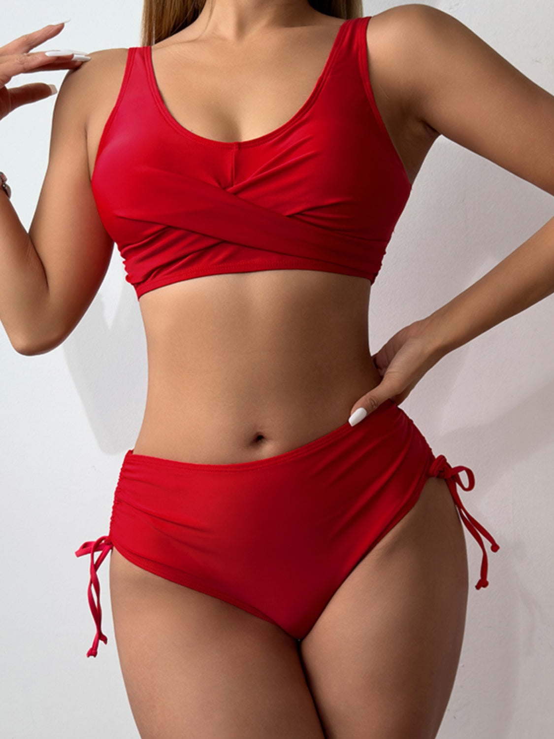 Camila® | Ensemble de bikini à encolure dégagée et larges bretelles