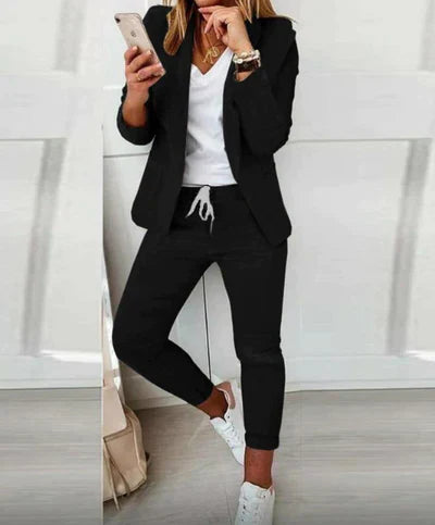 Marzelline® | Ensemble blazer et pantalon simple et cool