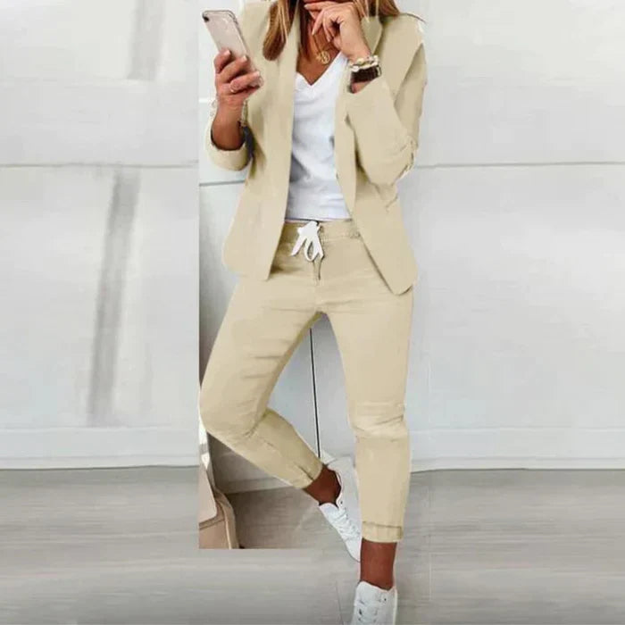 Marzelline® | Ensemble blazer et pantalon simple et cool