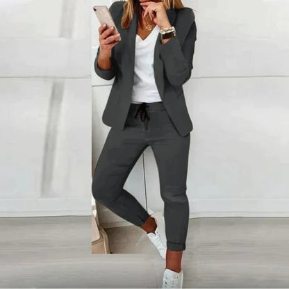 Marzelline® | Ensemble blazer et pantalon simple et cool