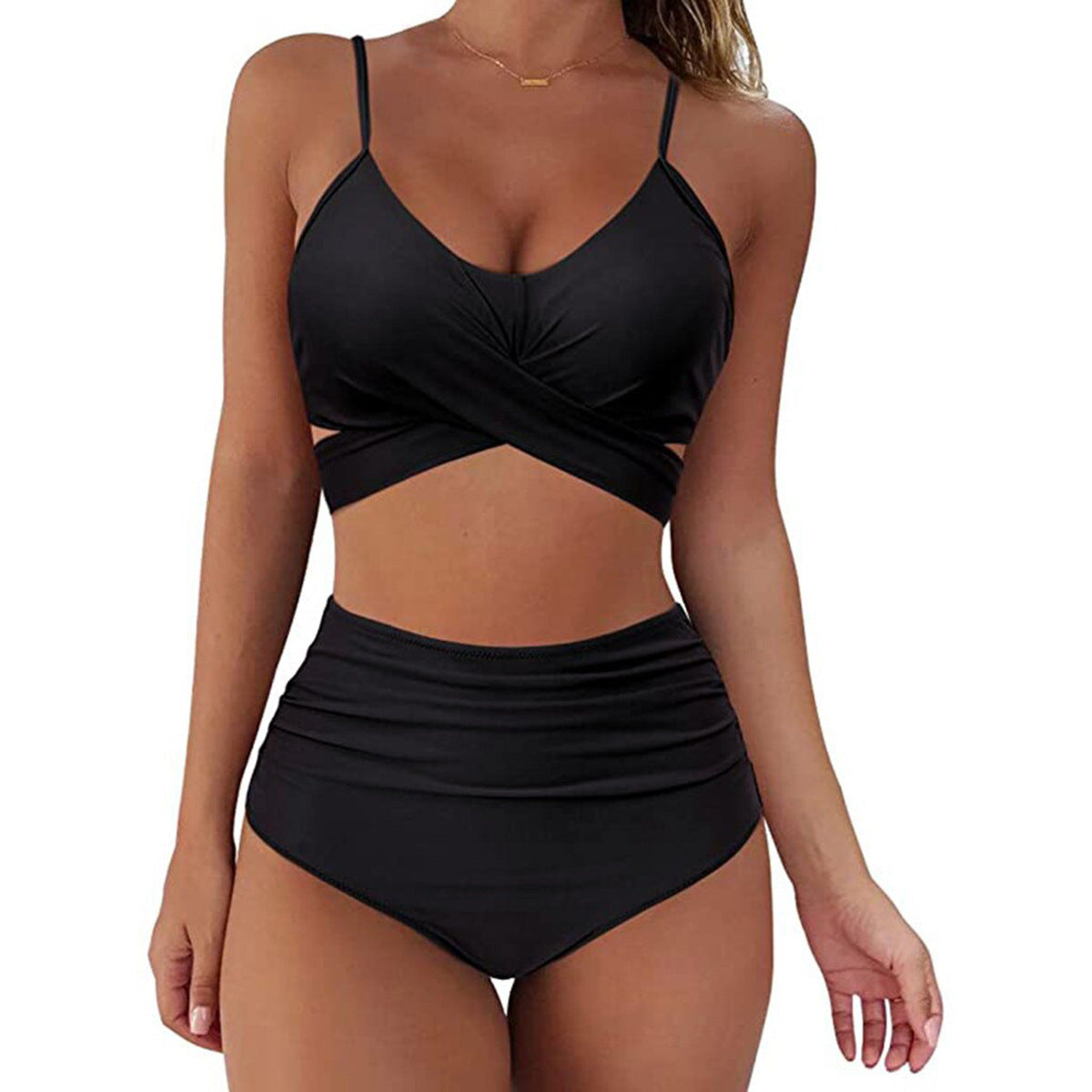 Gabriella® | Ensemble de bikinis sexy à imprimé doux Maillot de bain push up