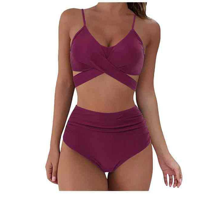 Gabriella® | Ensemble de bikinis sexy à imprimé doux Maillot de bain push up