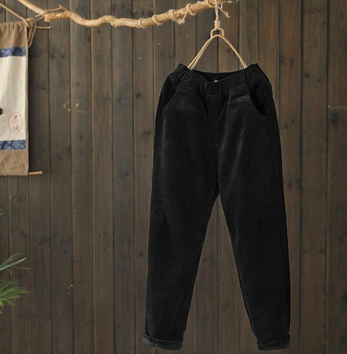 BABAKUD Autumn Retro Corduroy Casual Harlan Pants Women