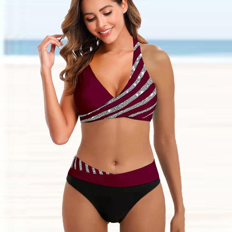 Alice® | Beach Stripe Bikini sexy à rayures