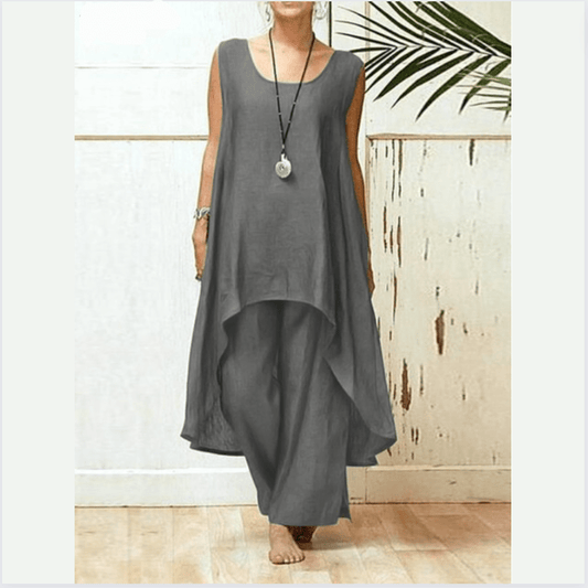 Buddhatrends OOTD Zen Gypsy High-Low Tank + Palazzo Pants Outfit