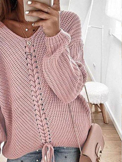 Knitted Sweater For Fashion in winter for Women SWE210126013SGra S / Gray