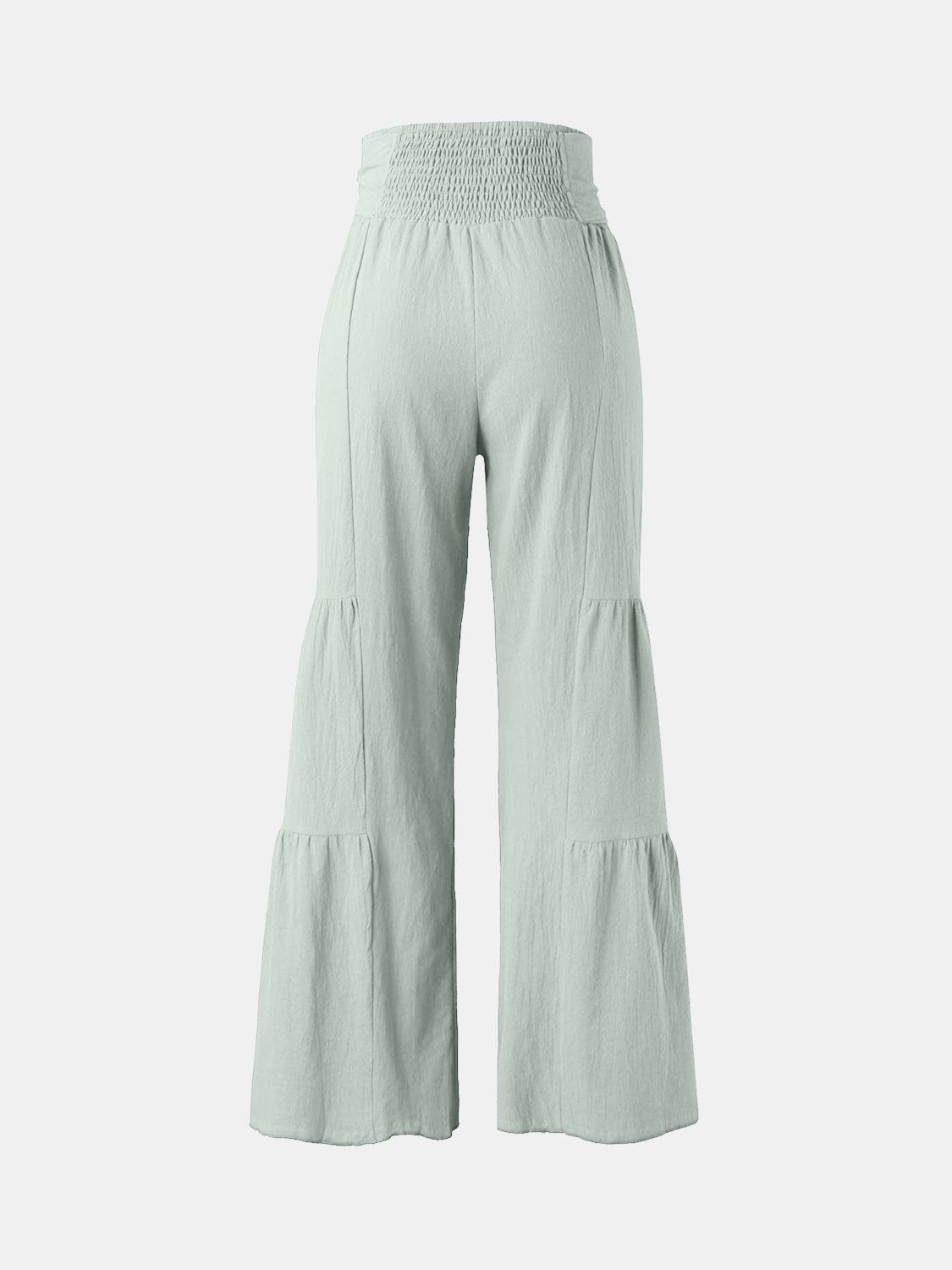 The802Gypsy Bottoms/Pants & Culotte GYPSY-Tied Ruched Wide Leg Pants