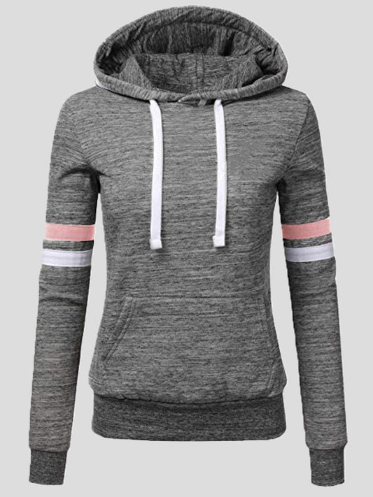 Women's Hoodies Striped Pocket Pullover Long Sleeve Hoodie - Hoodies - Instastyled | Online Fashion Free Shipping Clothing, Dresses, Tops, Shoes - 20-30 - 20/12/2021 - color-army_green